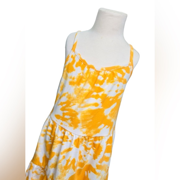 Cat & Jack girls dress M 7 8 orange tie dye - Picture 2 of 7